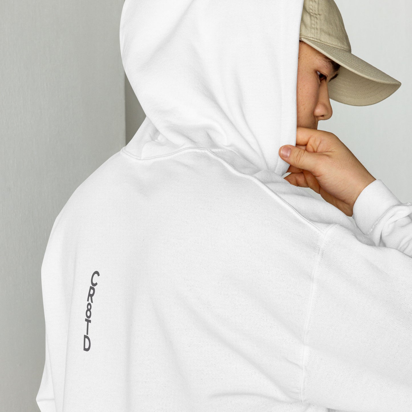 Men's #Angel - Luxury White Hoodie