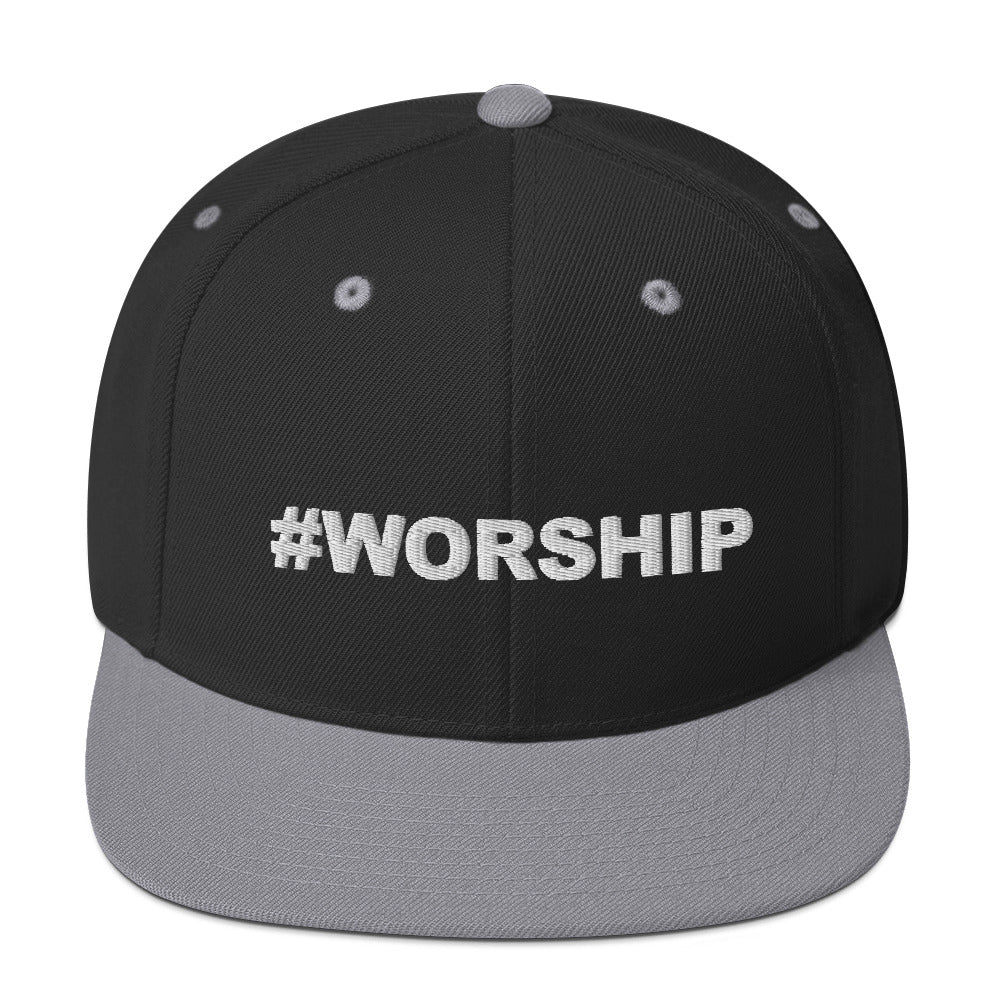 #Worship Snapback Hat