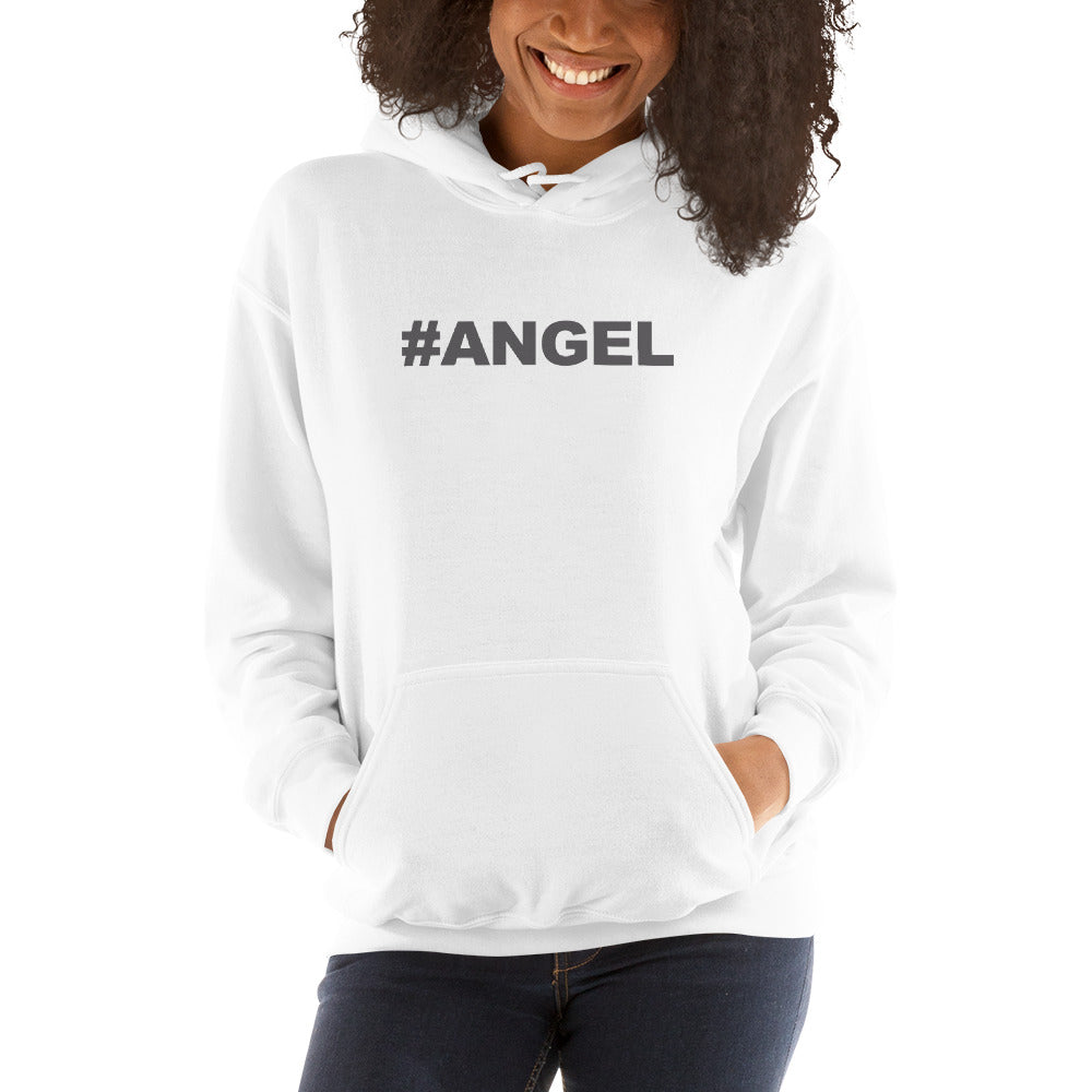 Women's #Angel - Luxury White Hoodie