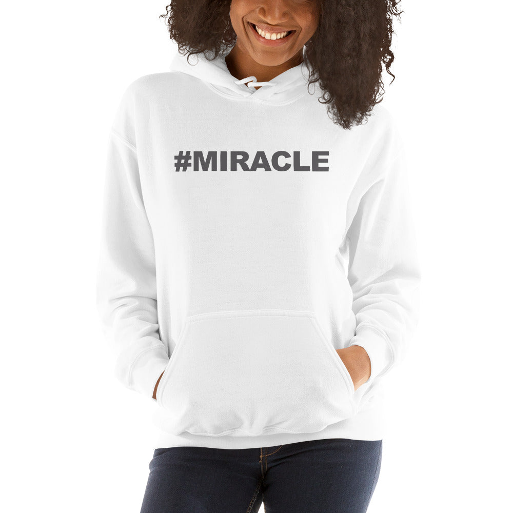 Women's #Miracle - Luxury White Hoodie